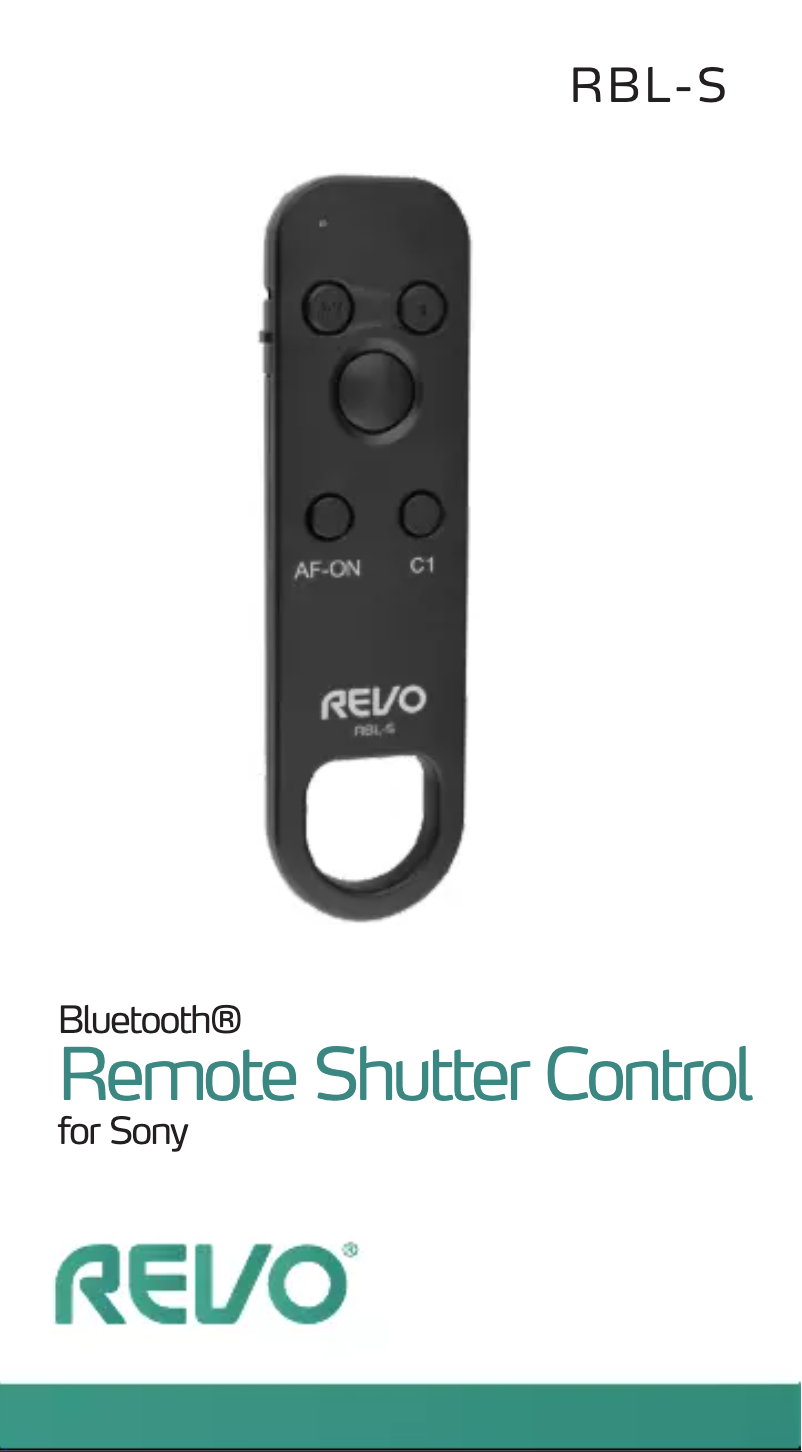 Página 1 del manual Manual de usuario REVO RBL-S