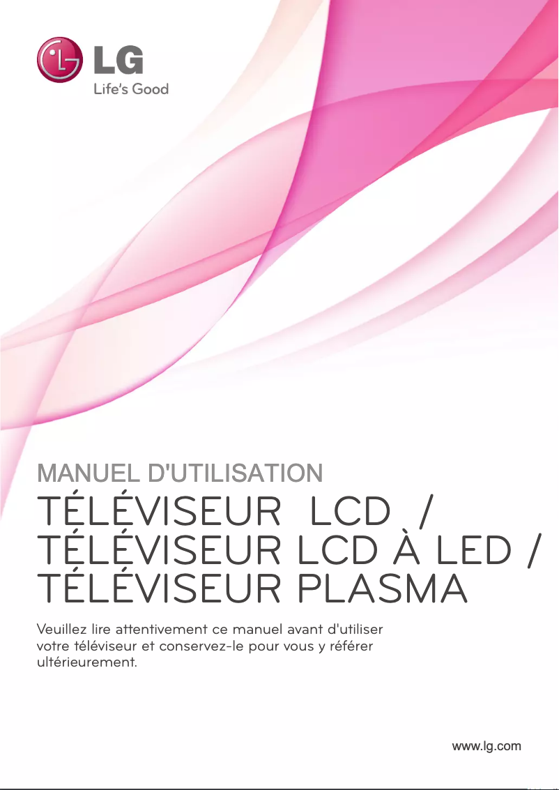 Page 1 de la notice Manuel utilisateur LG 47LW4500