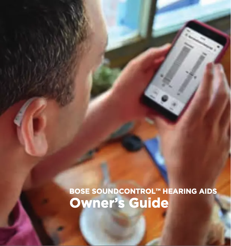Page n°1 - Manuel utilisateur Bose SoundControl Hearing Aids