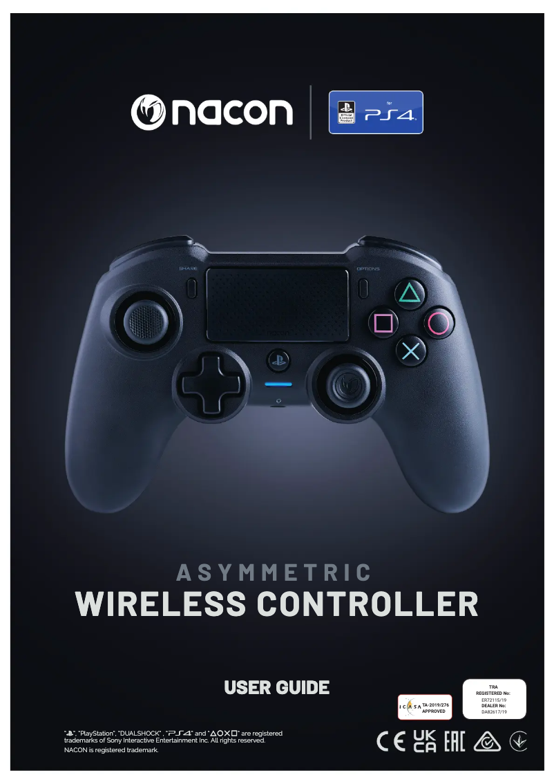 Image de la première page du manuel de l'appareil Asymmetric Wireless Controller