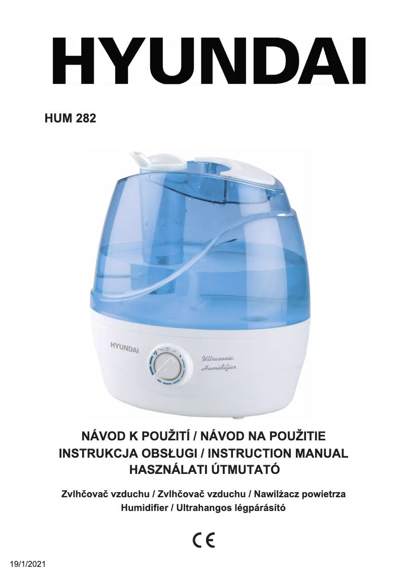 Page n°1 - Manuel utilisateur Hyundai HUM 282 B