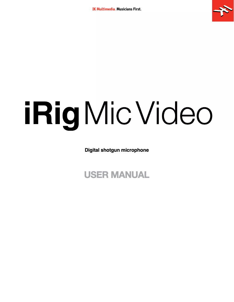 Image de la première page du manuel de l'appareil Mic Video