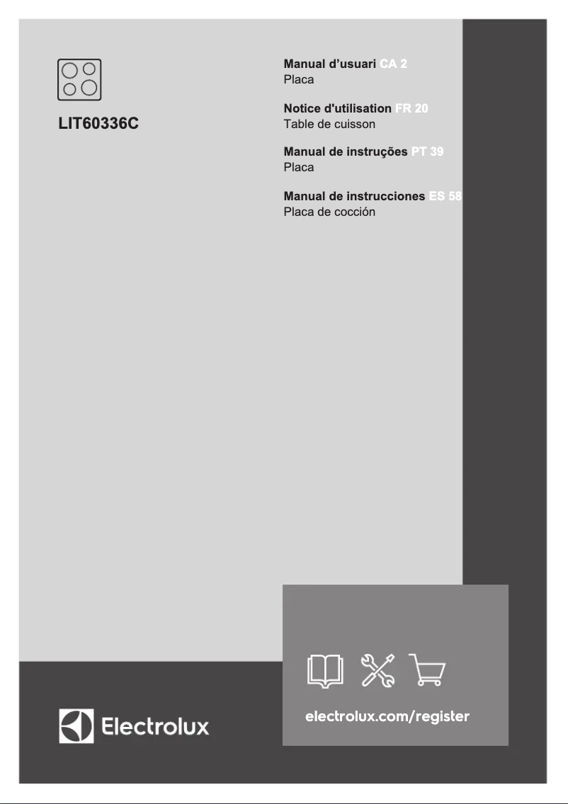 Image de la première page du manuel de l'appareil LIT60336C