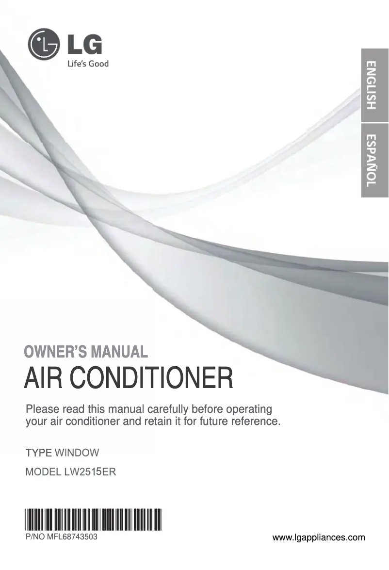 Página 1 del manual Manual de usuario LG LW2515ER