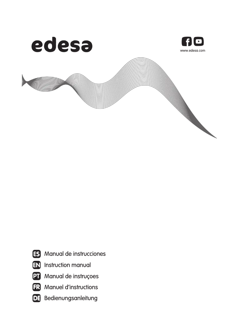 Page n°1 - Manuel utilisateur Edesa EFS-0513 I