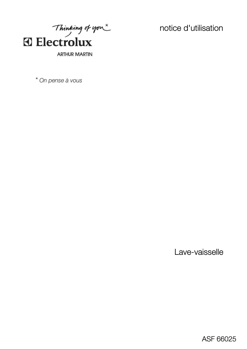 Image de la première page du manuel de l'appareil ASF 660
