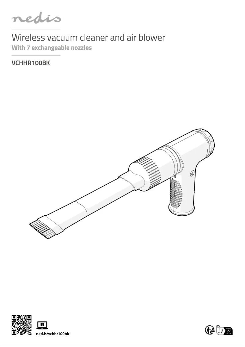 Page n°1 - Manuel utilisateur Nedis VCHHR100BK