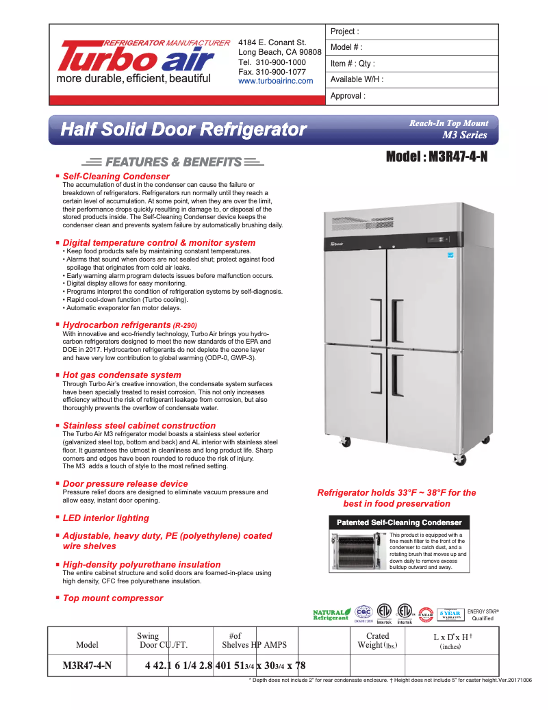 Imagen de la primera página del manual del dispositivo M3R47-4