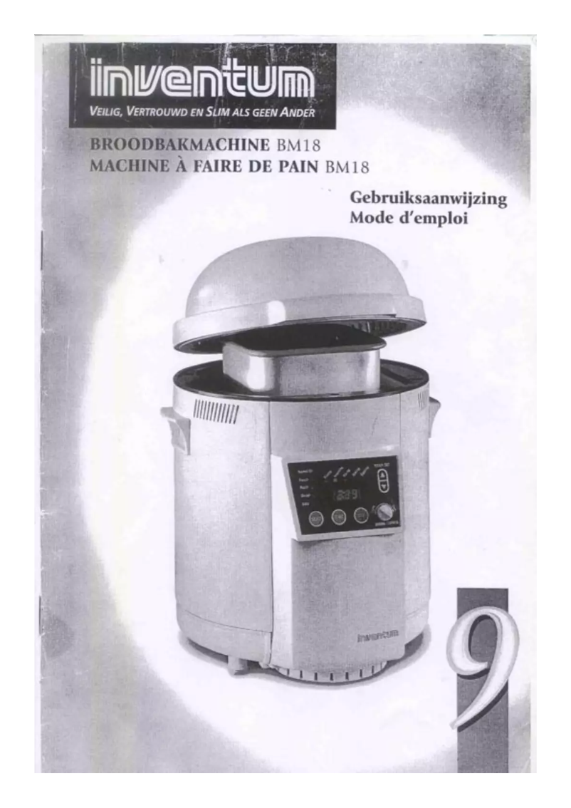 Image de la première page du manuel de l'appareil BM18