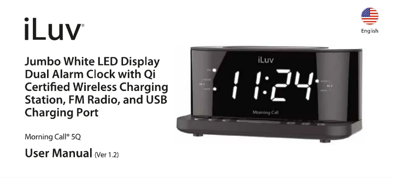 Page n°1 - Manuel utilisateur iLuv Morning Call 5Q