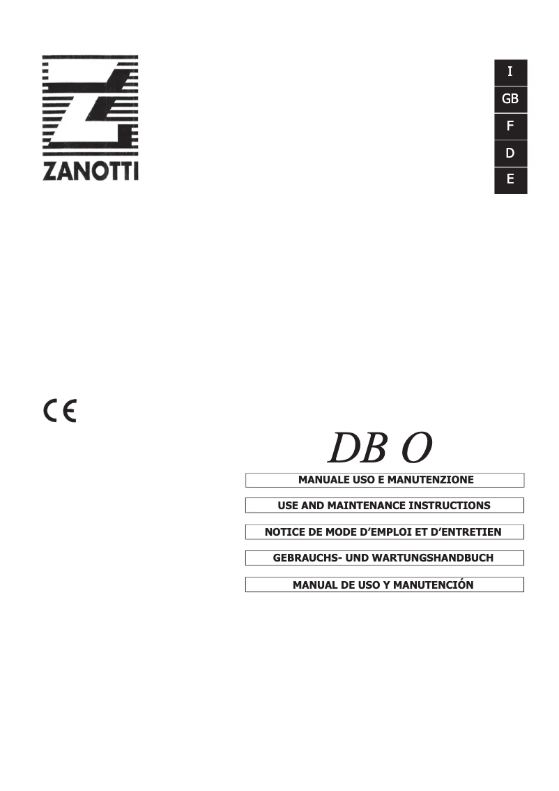 Image de la première page du manuel de l'appareil BDB218DA12XXB