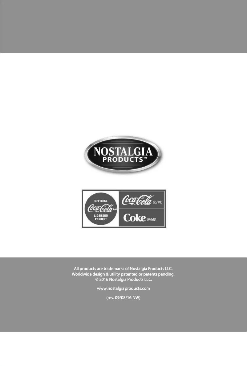 Image de la première page du manuel de l'appareil RSM650COKE