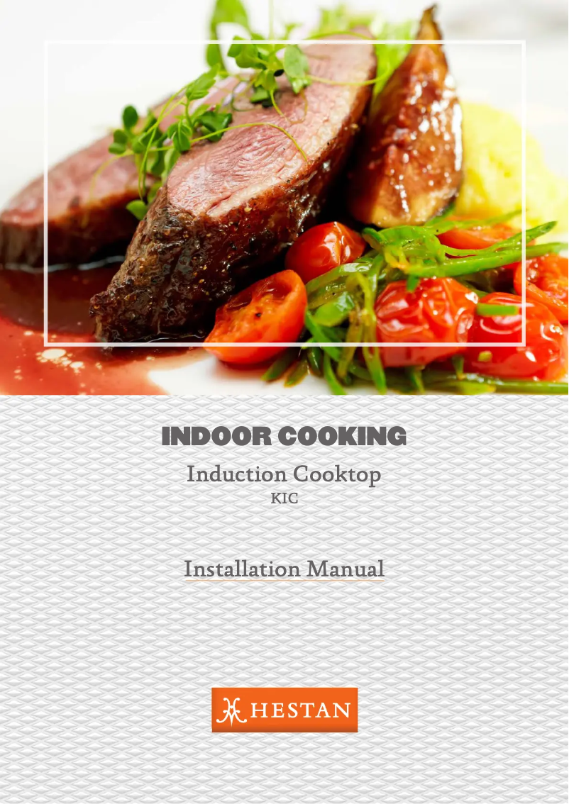 Page n°1 - Guide d'installation Hestan KIC30-MS