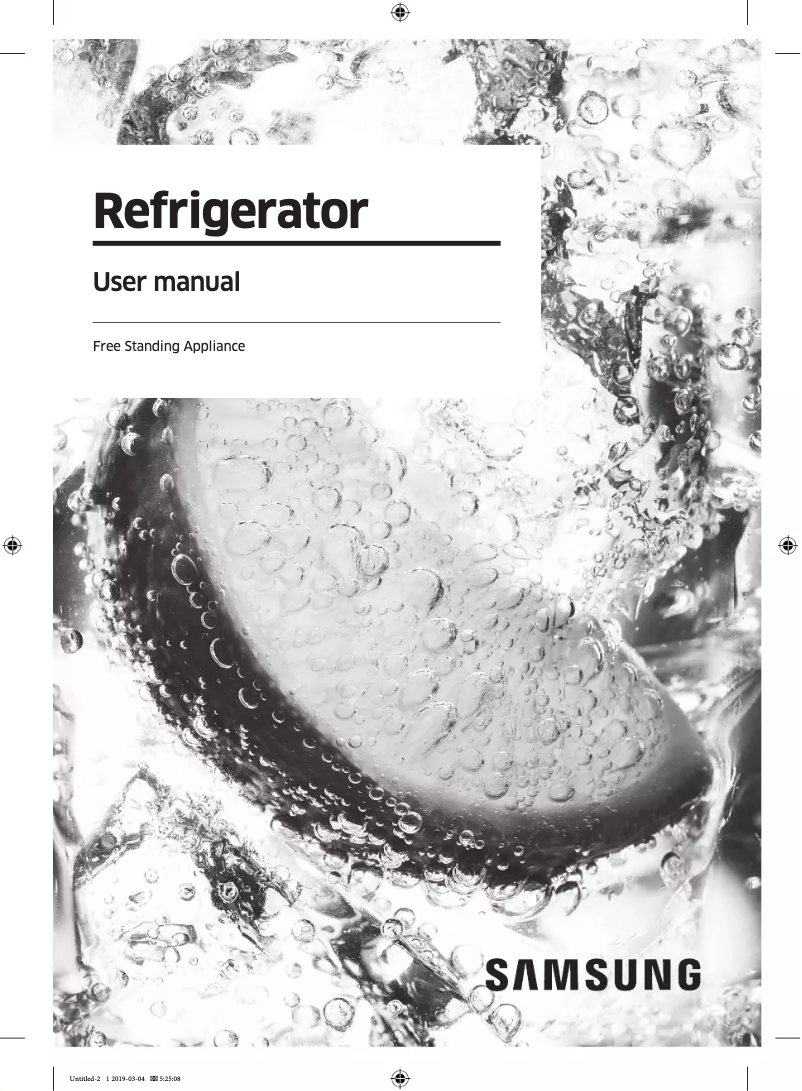 Page n°1 - Manuel utilisateur Samsung RT32A571JS8