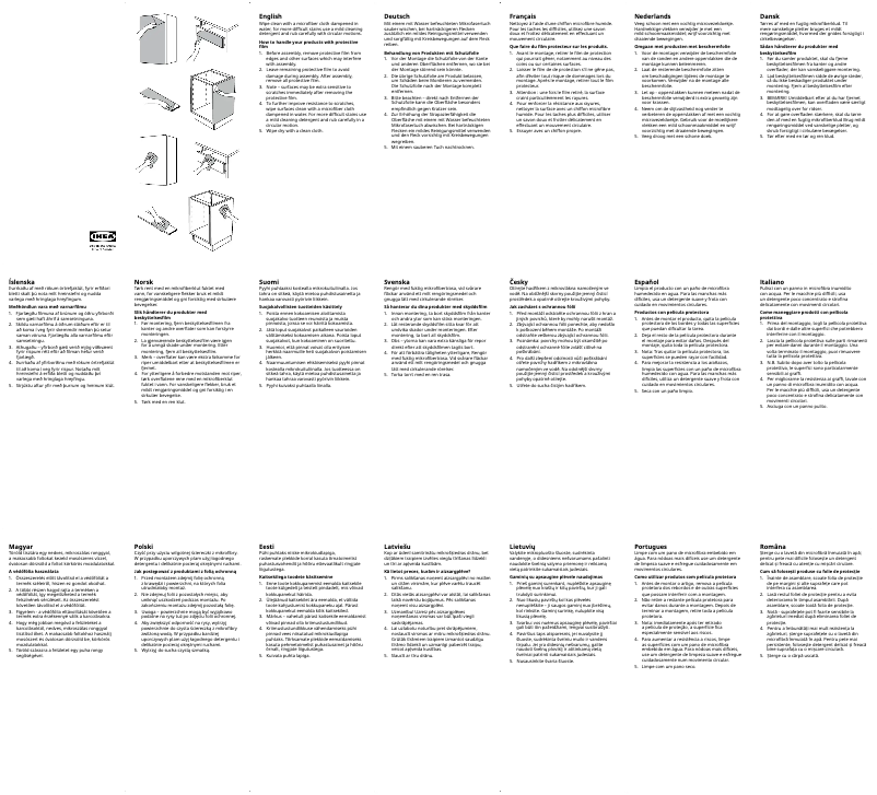 Imagen de la primera página del manual del dispositivo ENHET 404.912.75