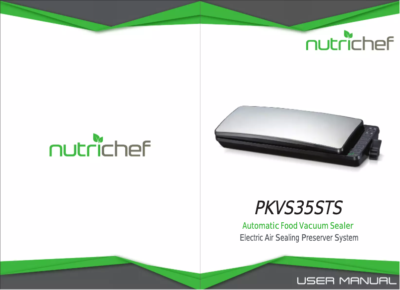 Page 1 de la notice Manuel utilisateur Nutrichef PKVS35STS