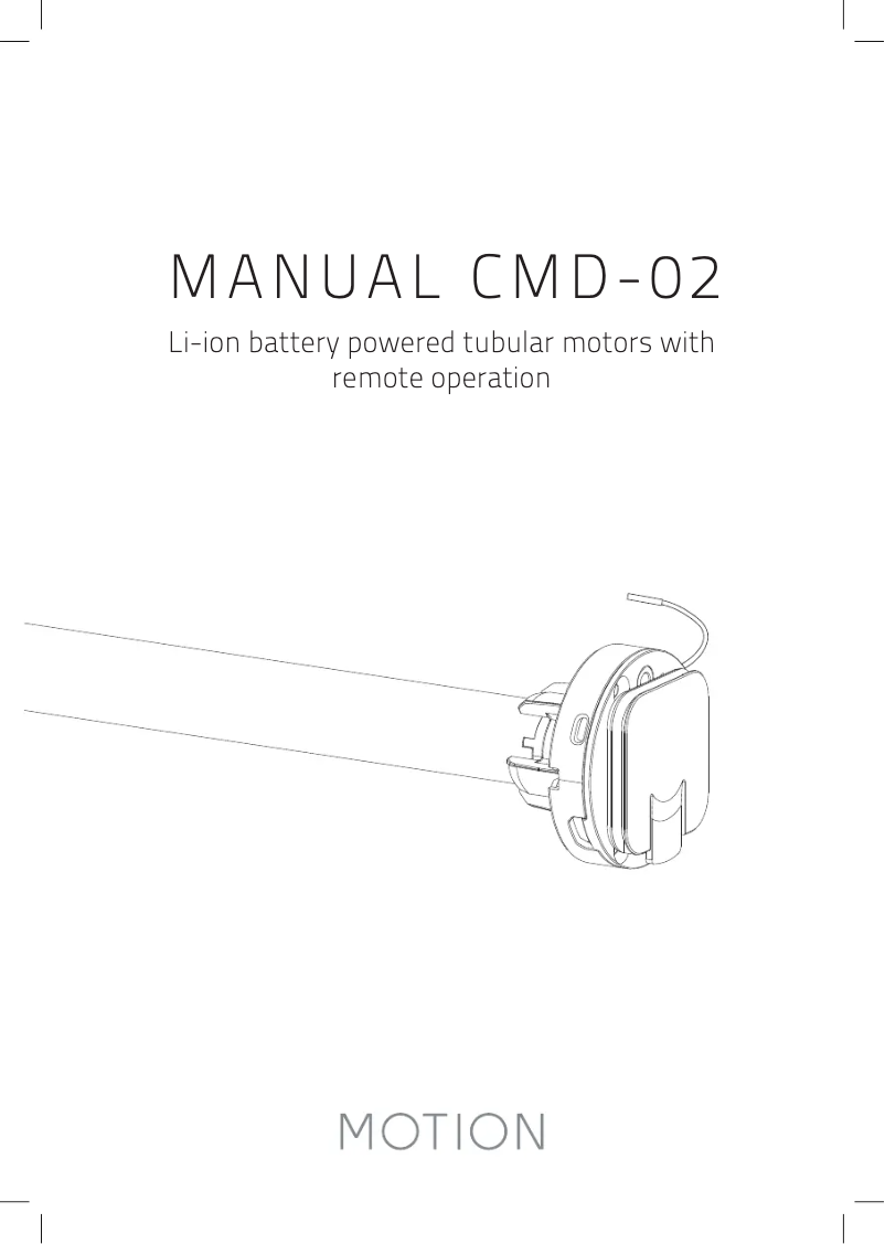 Image de la première page du manuel de l'appareil CMD-02