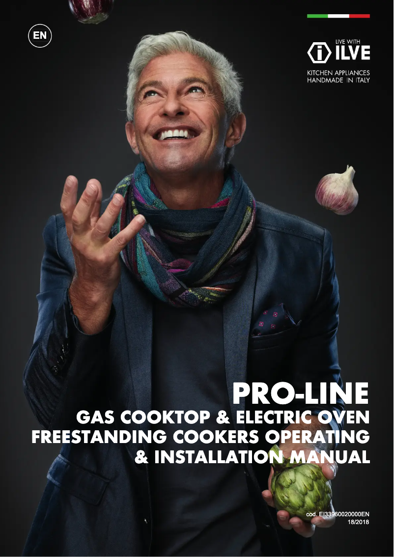 Page 1 de la notice Manuel utilisateur Ilve L096WM3GRD