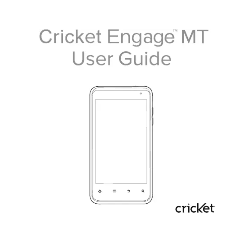 Page n°1 - Manuel utilisateur ZTE Cricket Engage MT