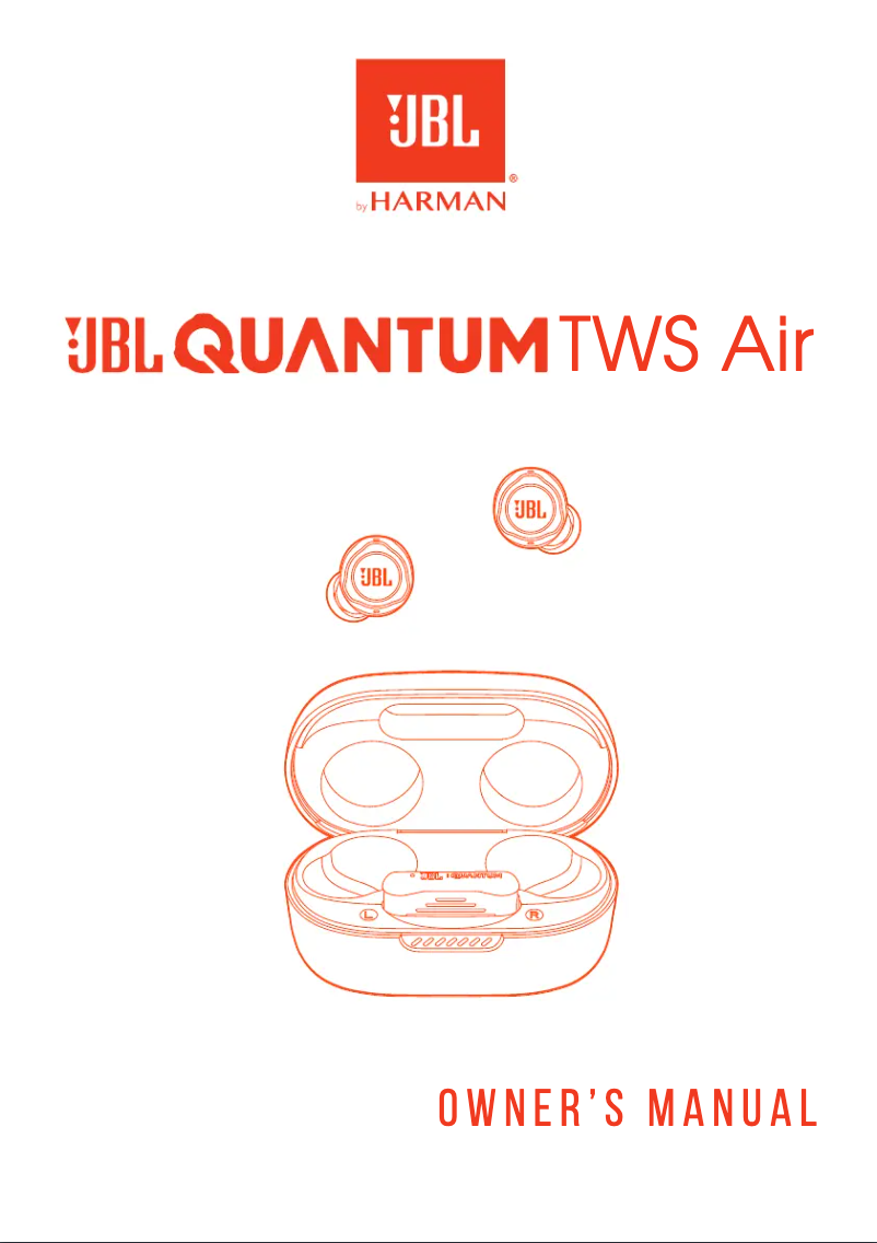 Page 1 de la notice Manuel utilisateur JBL Quantum Air TWS