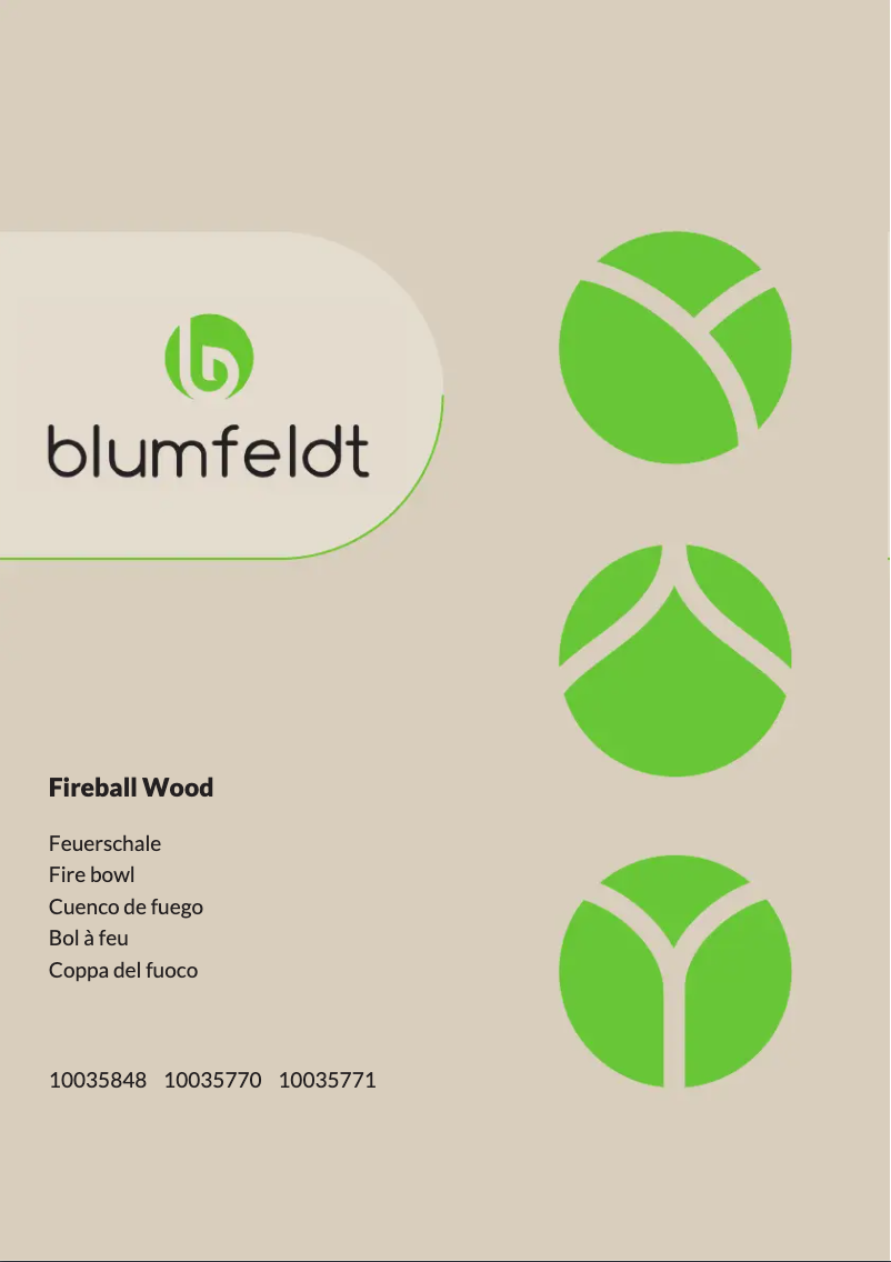 Page n°1 - Manuel utilisateur Blumfeldt Fireball Rust