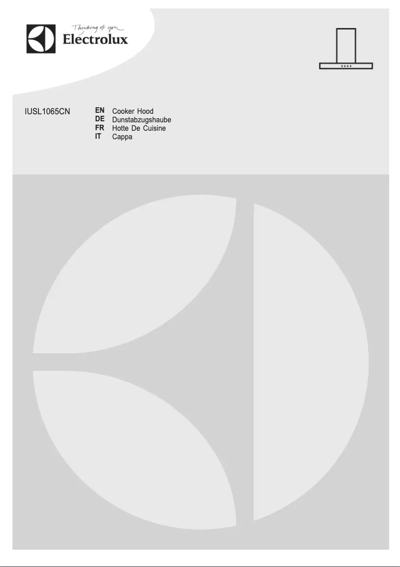 Image de la première page du manuel de l'appareil IUSL1065CN