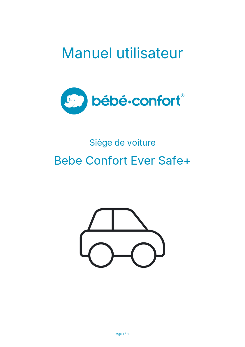 Image de la première page du manuel de l'appareil Ever Safe+