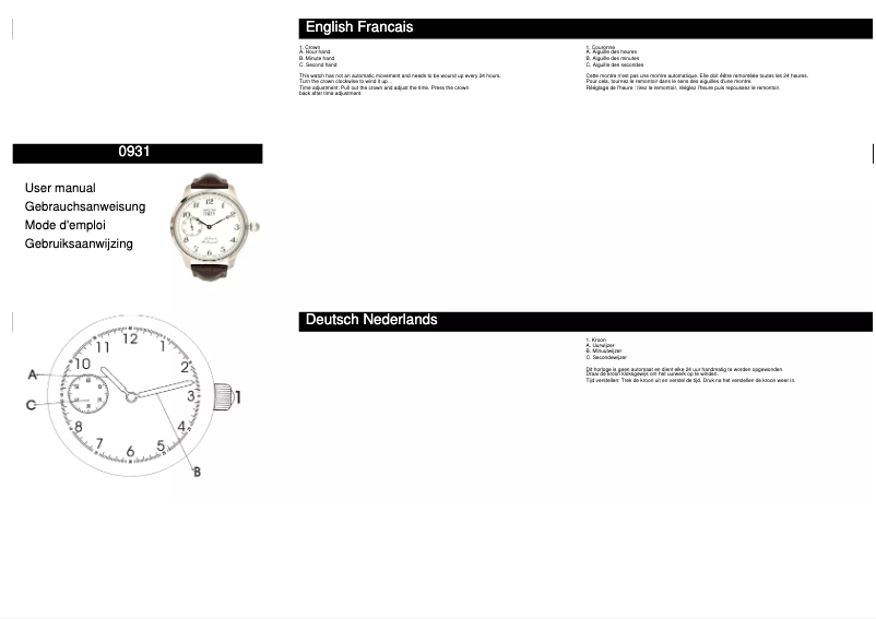 Página 1 del manual Manual de usuario Davis 0931