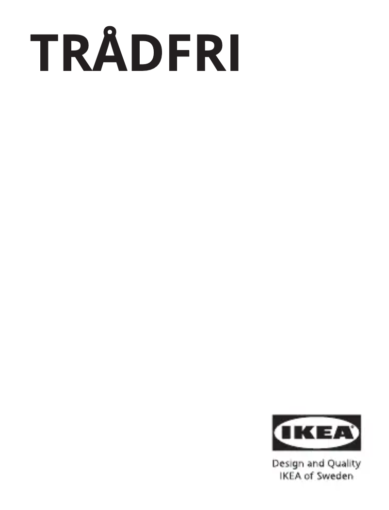 Page 1 de la notice Manuel utilisateur Ikea TRÅDFRI 805.233.83