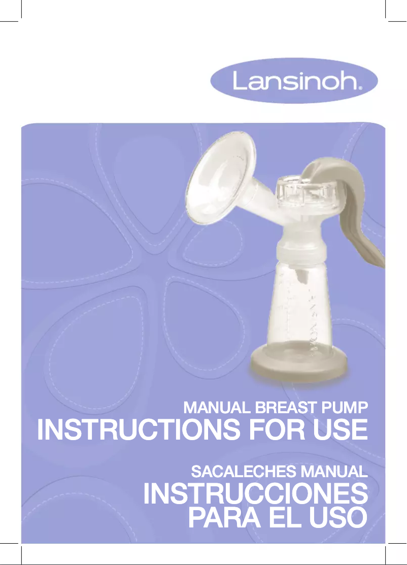 Page 1 de la notice Manuel utilisateur Lansinoh Comfort Express