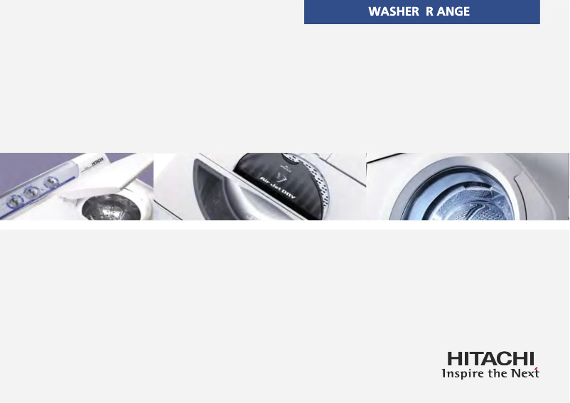 Page 1 de la notice Brochure Hitachi SF-P130TCV