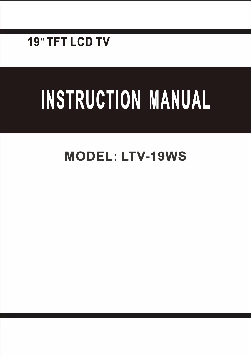 Page n°1 - Manuel utilisateur Astar LTV-19BG