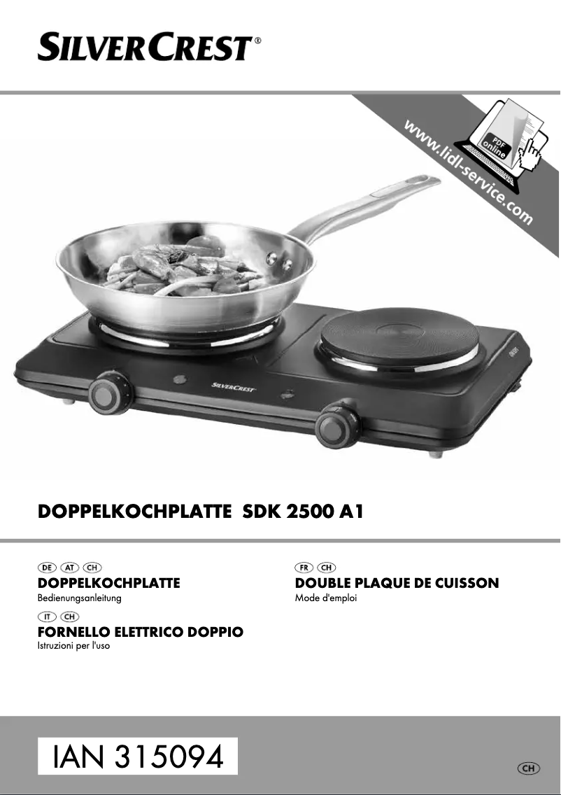 Image de la première page du manuel de l'appareil SDK 2300 B1