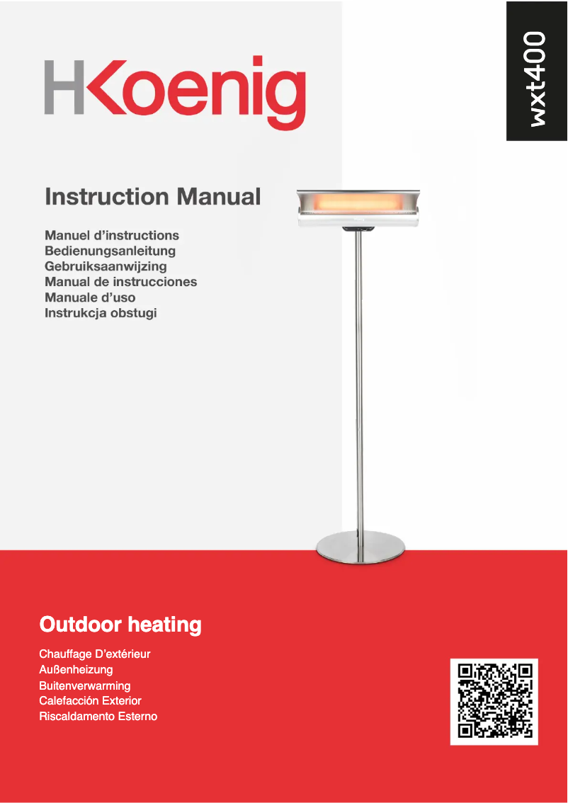 Página 1 del manual Manual de usuario H.Koenig WXT400