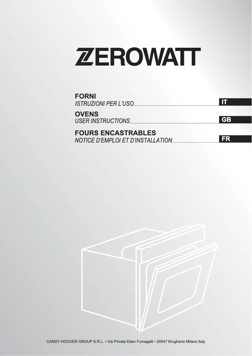Page 1 de la notice Manuel utilisateur Zerowatt ZFFS200NX/E
