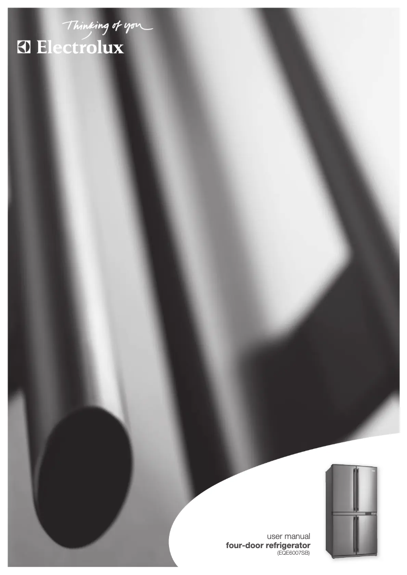 Page 1 de la notice Manuel utilisateur Electrolux EQE6007SB