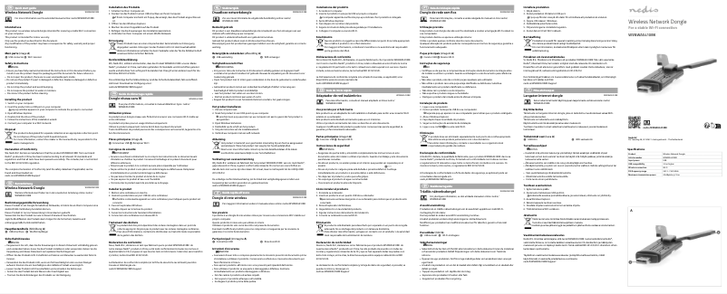 Page 1 de la notice Manuel utilisateur Nedis WSNWA5410BK