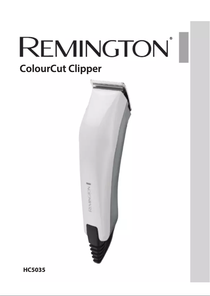Page n°1 - Manuel utilisateur Remington HC5035