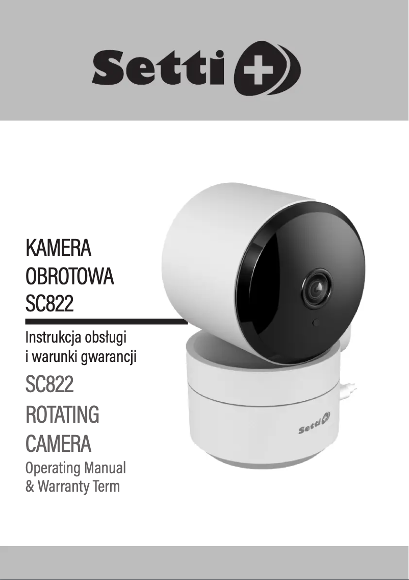Page n°1 - Manuel utilisateur Setti+ SC822