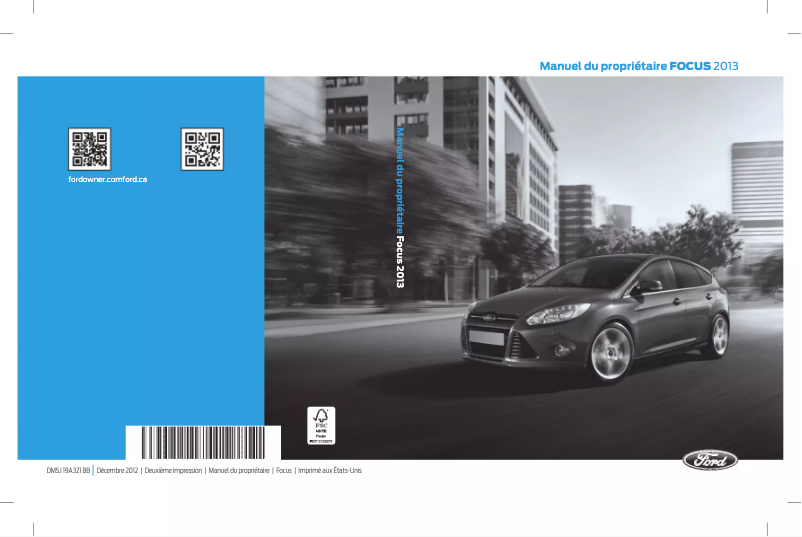 Image de la première page du manuel de l'appareil Focus (2013)