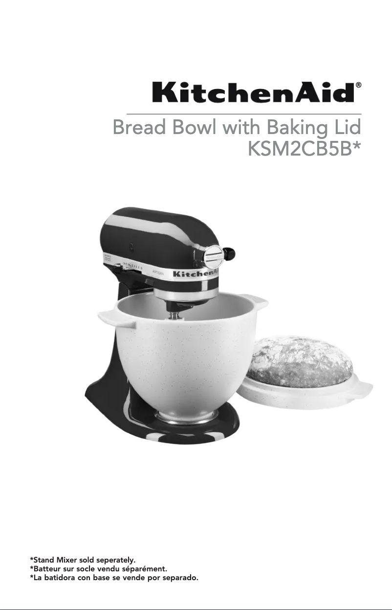 Image de la première page du manuel de l'appareil KSM2CB5BGS