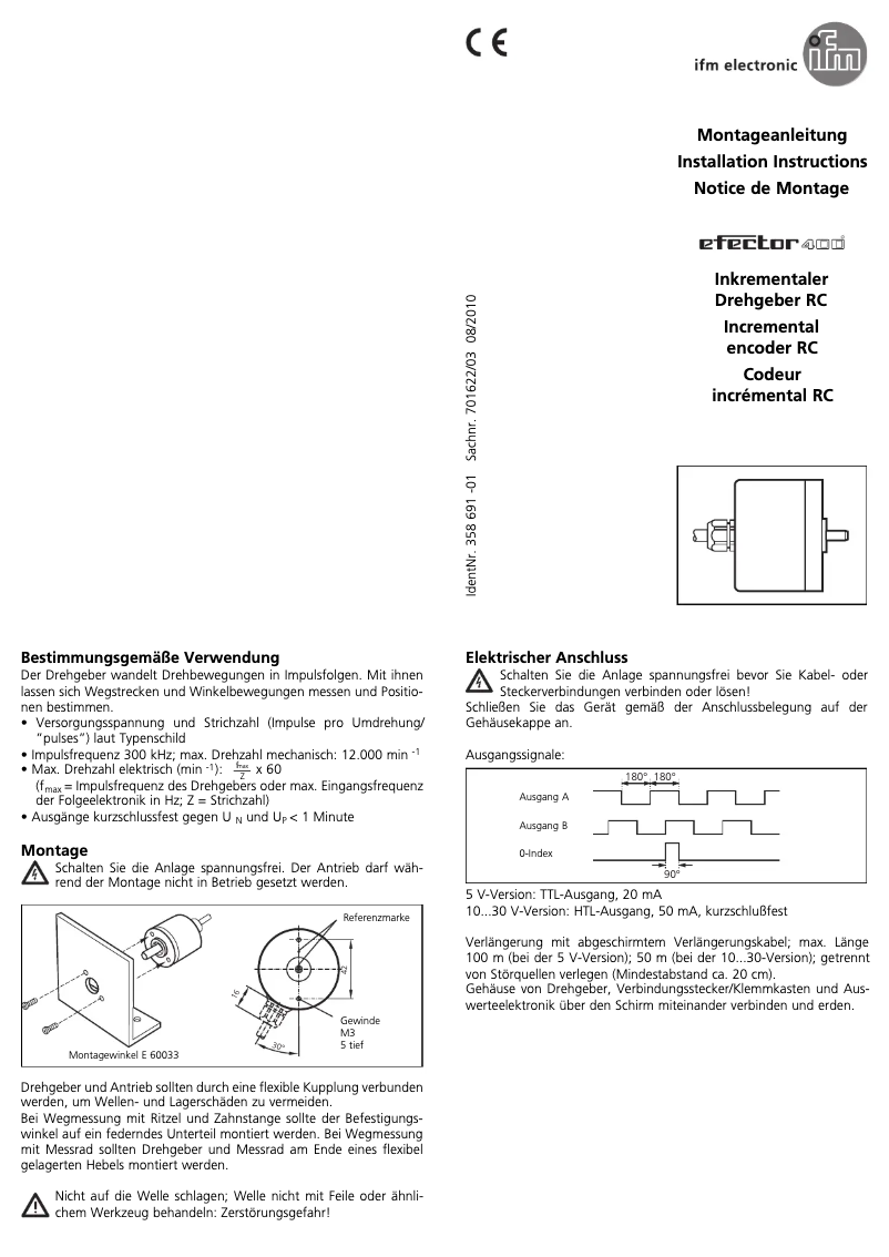 Image de la première page du manuel de l'appareil RC1013