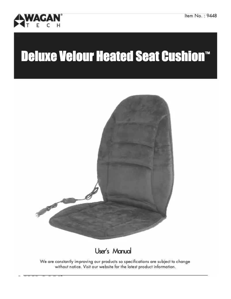 Page 1 de la notice Manuel utilisateur WAGAN 9448