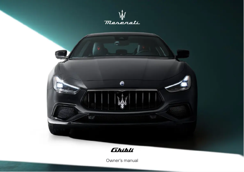 Página 1 del manual Manual de usuario Maserati Ghibli (2023)