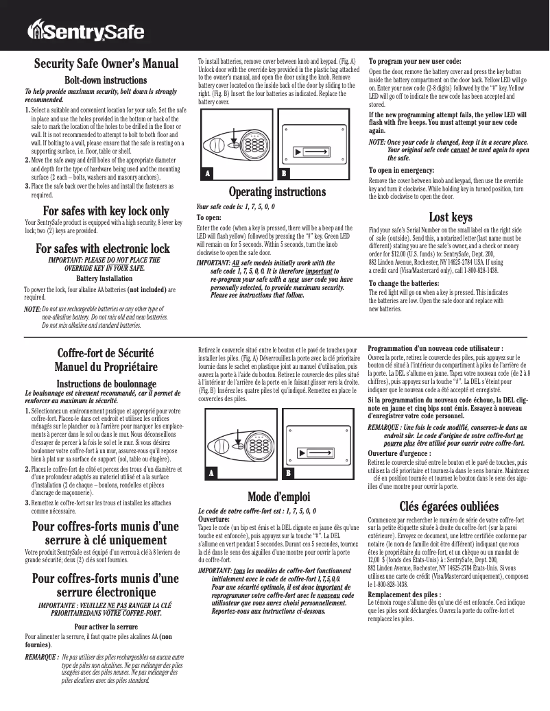 Image de la première page du manuel de l'appareil X055