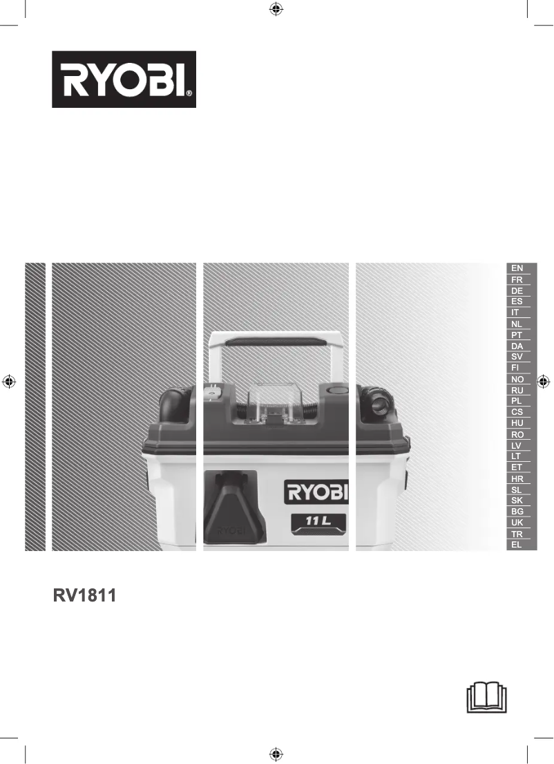 Page n°1 - Manuel utilisateur RYOBI One+ RV1811