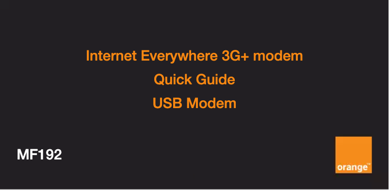 Image de la première page du manuel de l'appareil MF192