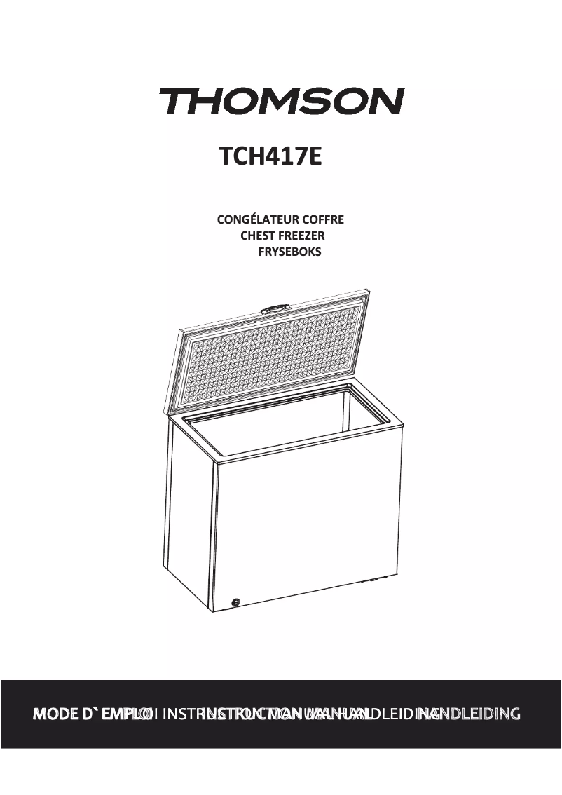 Page 1 de la notice Manuel utilisateur Thomson TCH 417 E