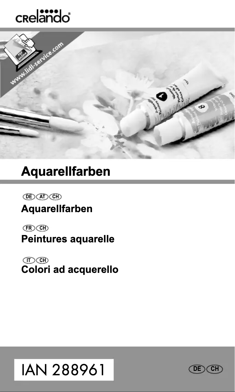 Page n°1 - Manuel utilisateur Crelando 288961