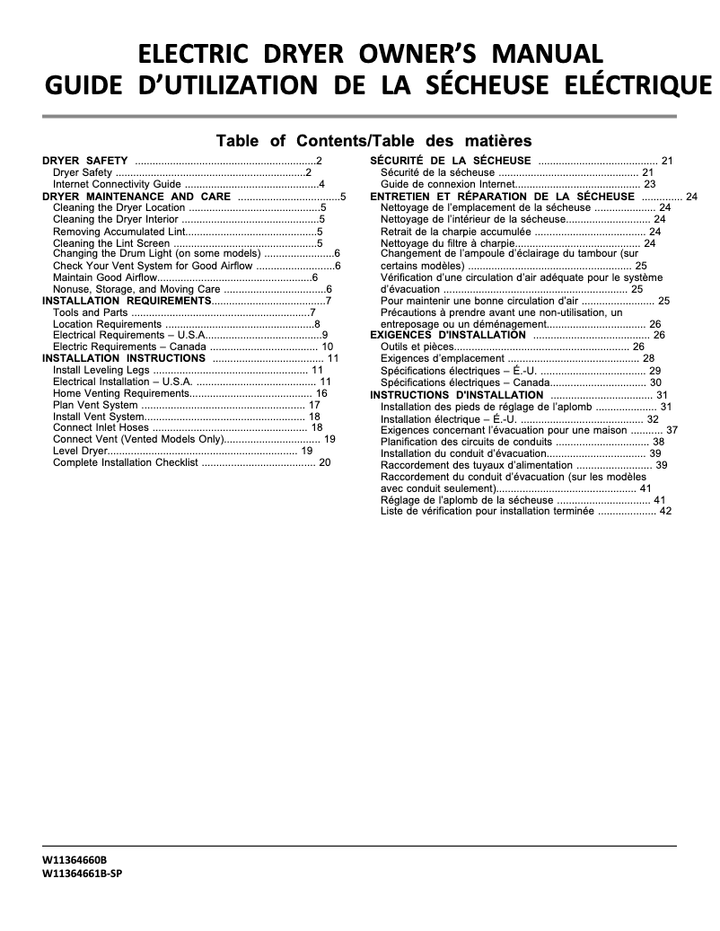 Page n°1 - Manuel utilisateur Whirlpool WHLAUWTW5010LW